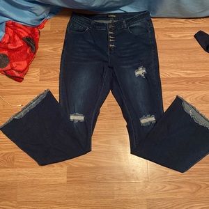 Bell bottom jeans